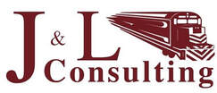 Logo of our client J & L Consulting, Locomotive Sales, BC, AB Alberta and USA